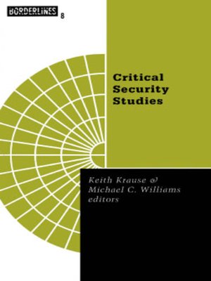 cover image of Critical Security Studies